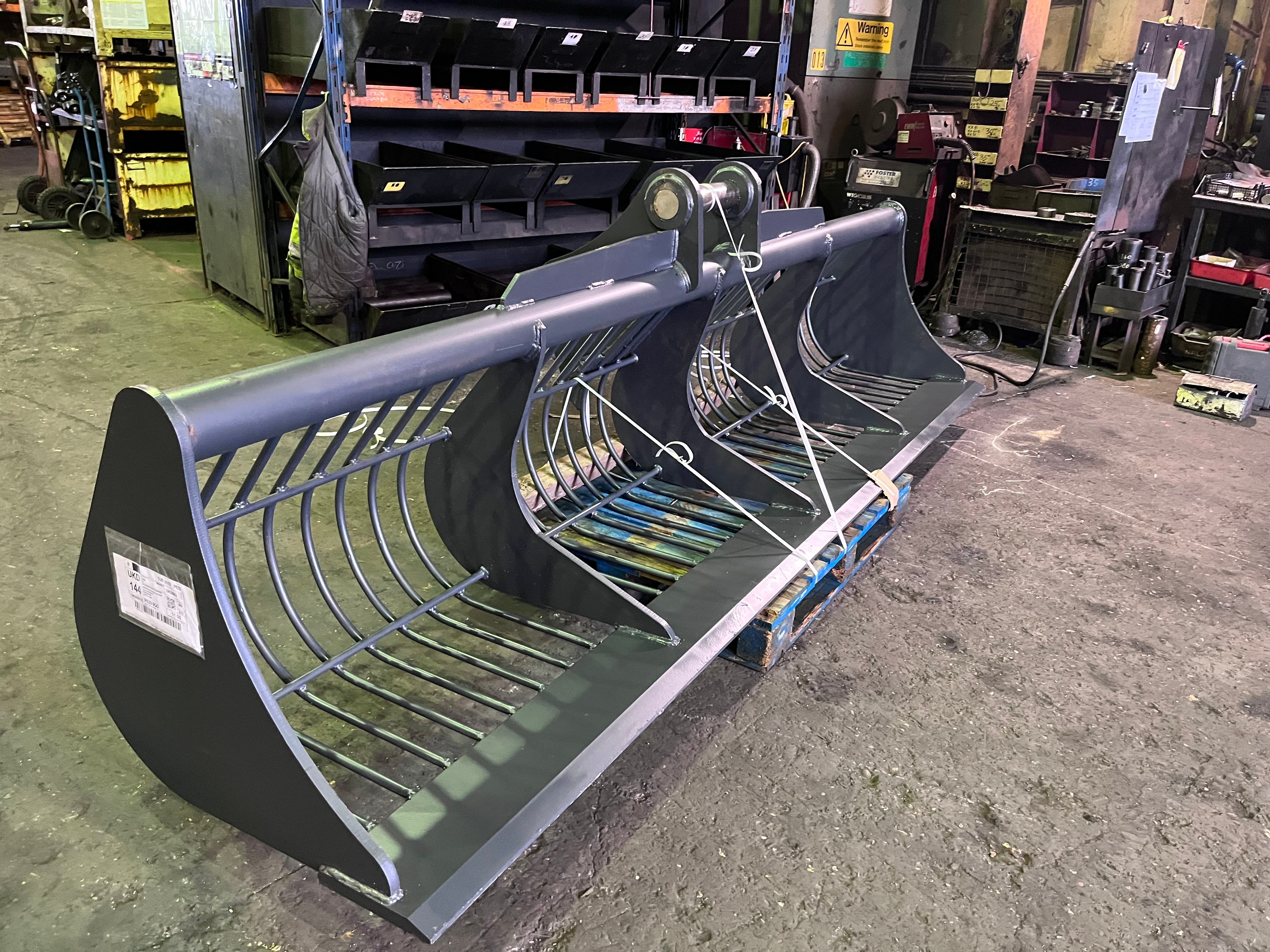 12ft 20 ton digger excavator reed slubbing bucket  